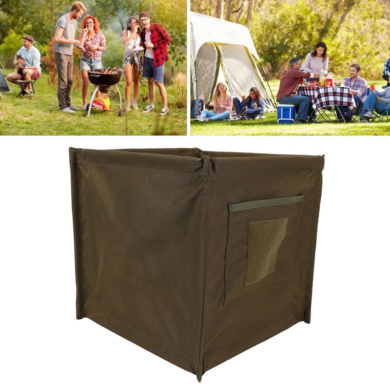 Sorandy Arborist Throw Line Storage Cube, 33l Large Capacity Oxford Cloth Arborist Throw Bag, Foldable Rope Bag | Arborist Equipment | Lineman Climbing Gear for Picnic Camping BBQ (Green) - Image 5